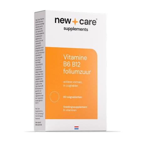 New Care Vitamine B6, B12, Foliumzuur Zuigtabletten