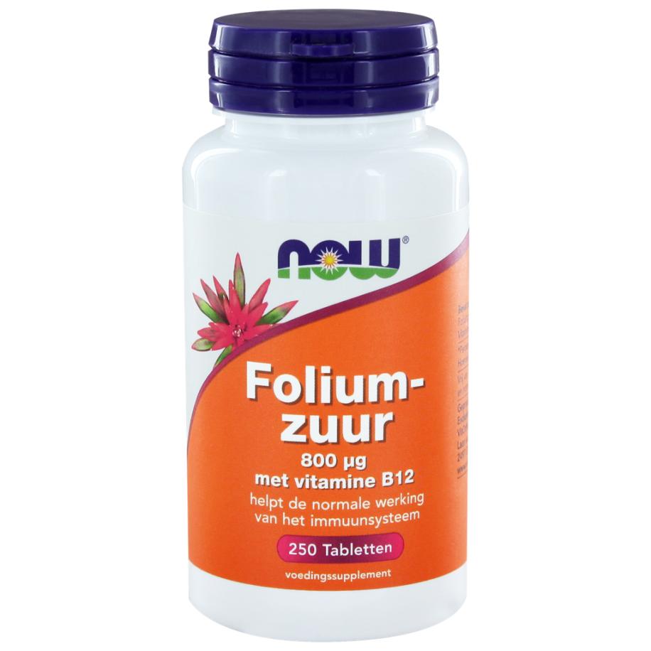 NOW Foliumzuur 800 ?g Tabletten