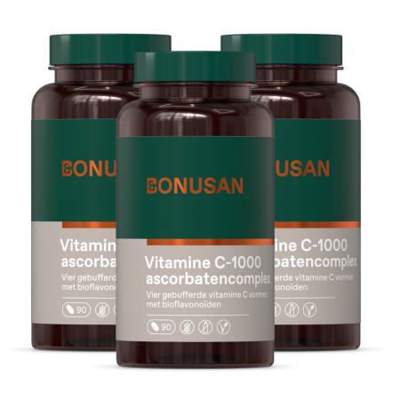 Bonusan Vitamine C-1000 Ascorbatencomplex Tabletten