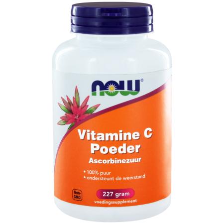NOW Vitamine C Poeder 100% Ascorbinezuur