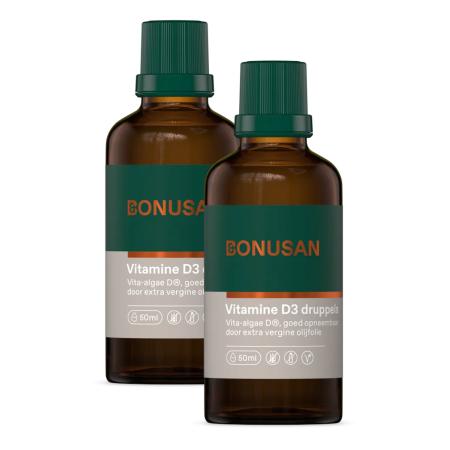 Bonusan Vitamine D3 Druppels Duoverpakking