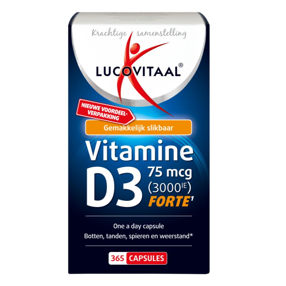 Lucovitaal Vitamine D3 75mcg Forte Capsules
