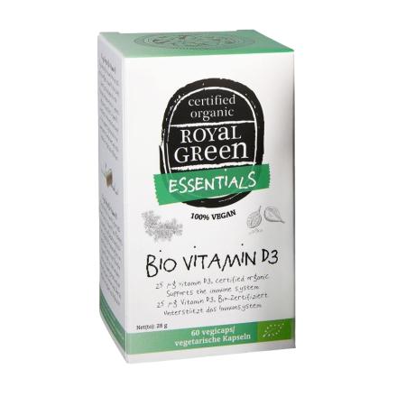 Royal Green Essentials Bio Vitamine D3 Vegicaps