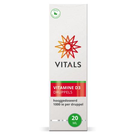 Vitals Vitamine D3 1000 IE Druppels