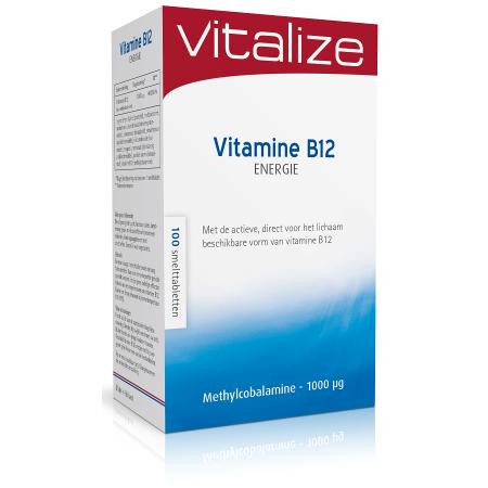 Vitalize Vitamine B12 Energie Smelttabletten