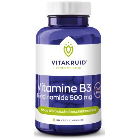Vitakruid Vitamine B3 Niacinamide 500 mg Flush Free