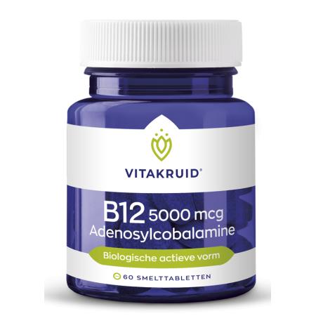 Vitakruid B12 5000 mcg Actief Adenosylcobalamine Vitamine