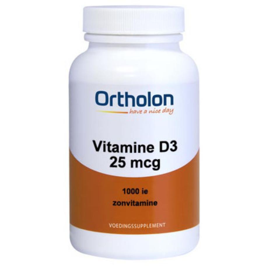 Ortholon Vitamine D3 25 mcg Softgels