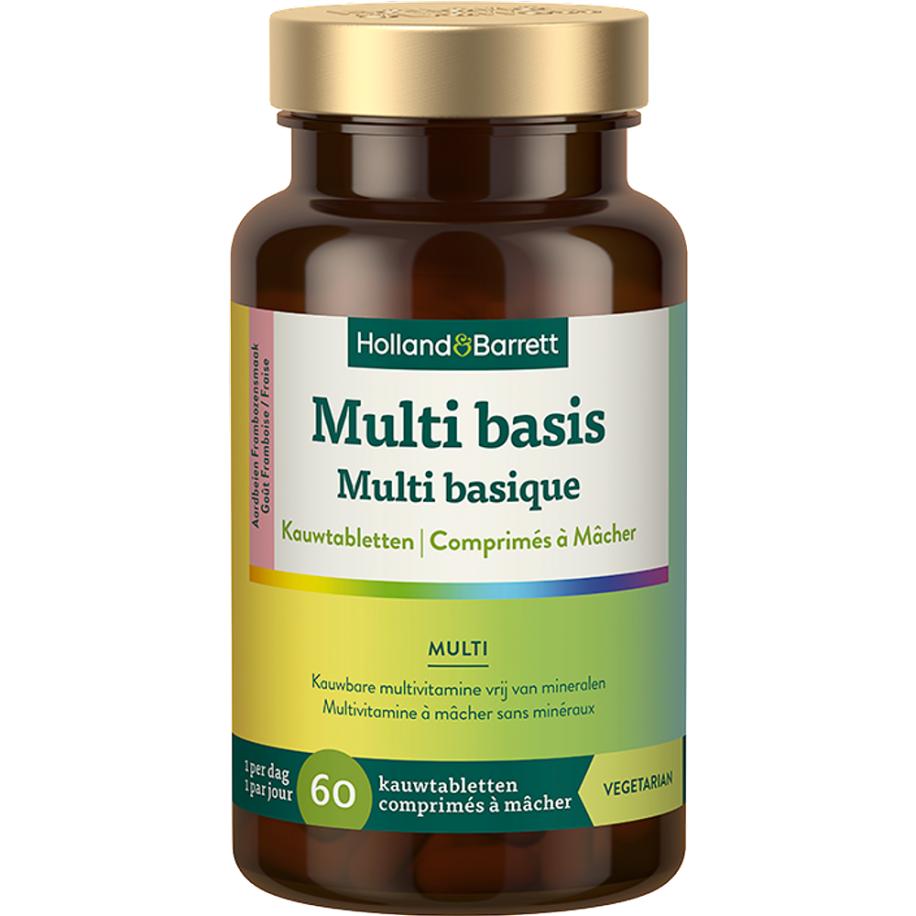 Holland & Barrett Multi Basis - 60 kauwtabletten