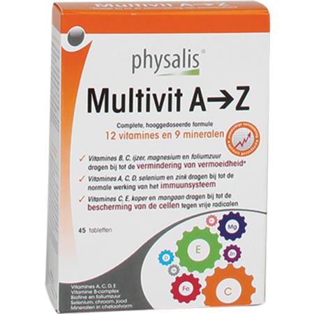 Physalis Multivit A-Z (45 Tabletten)