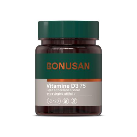 Bonusan Vitamine D3 75 Softgels