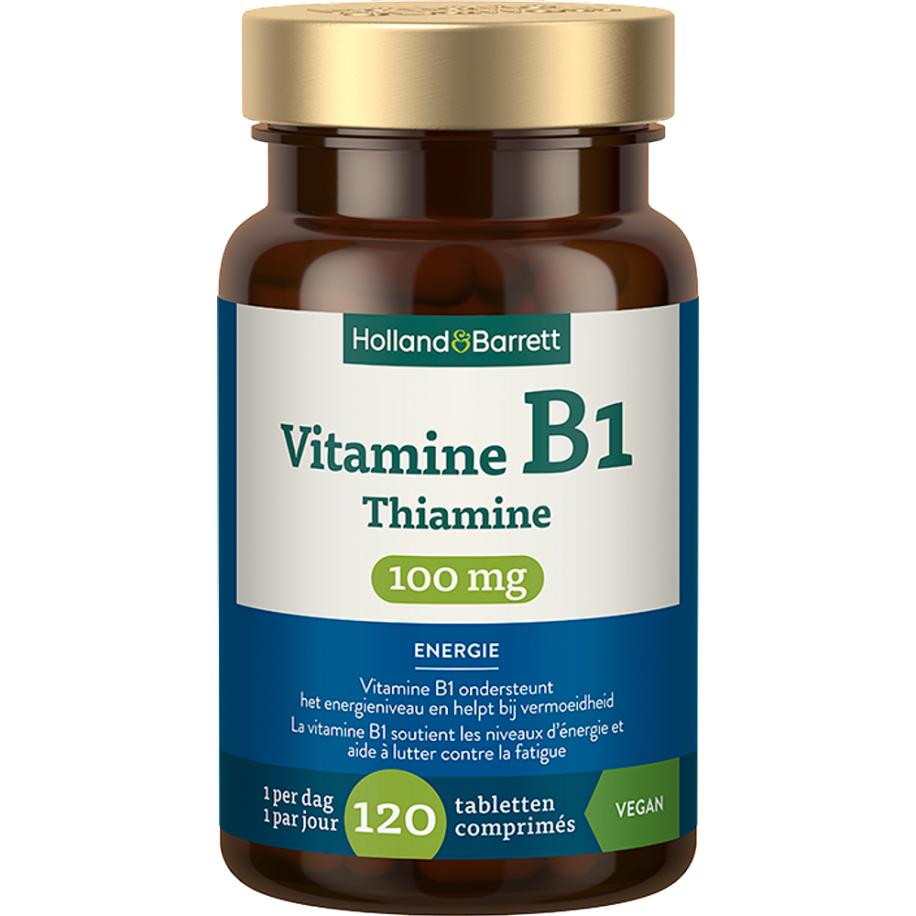 Holland & Barrett Vitamine B1 Thiamine 100mg - 120 tabletten