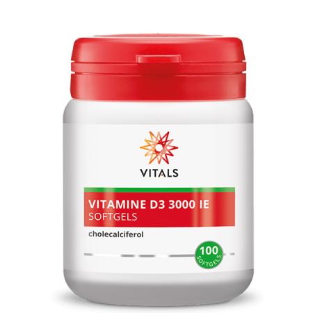 Vitals Vitamine D3 3000ie Softgels