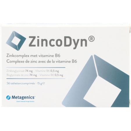 Metagenics ZincoDyn Zinkcomplex Met Vitamine B6 (56 tabletten)