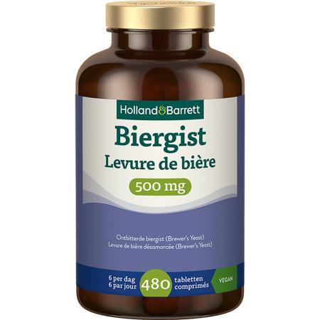 Holland & Barrett Biergist 500mg - 480 tabletten