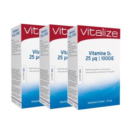 Vitalize Vitamine D Capsules Voordeelverpakking