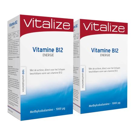Vitalize Vitamine B12 Smelttabletten Voordeelverpakking