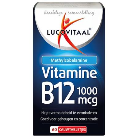 Lucovitaal Vitamine B12 1000mcg Kauwtabletten