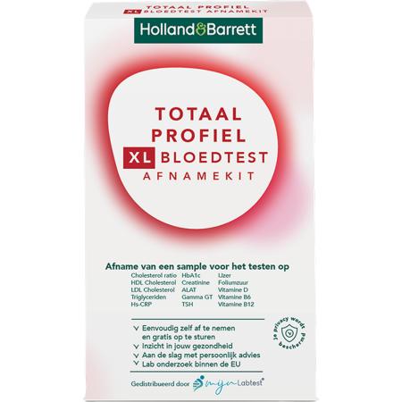 Holland & Barrett Totaal Profiel XL Bloedtest Afnamekit - 1 stuk