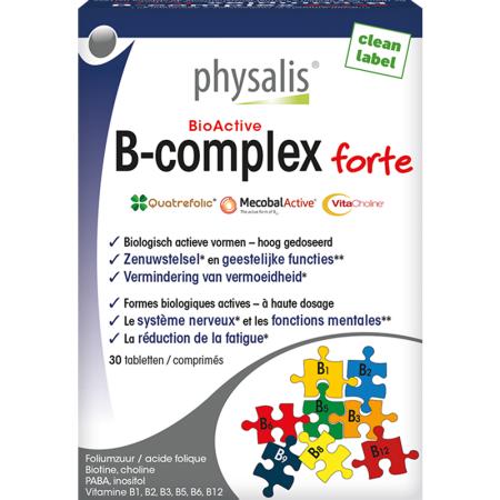 Physalis B-Complex Forte (30 Tabletten)