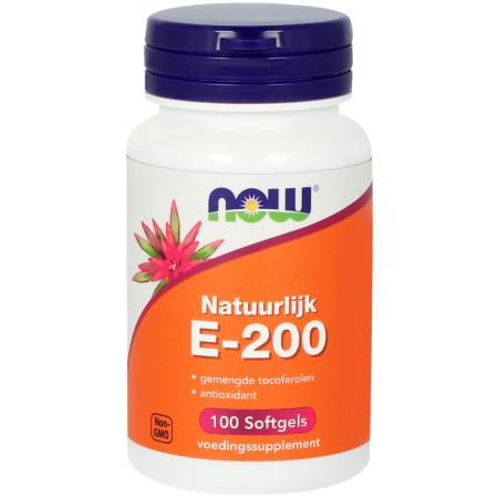 NOW E-200 Gemengde Tocoferolen Softgels