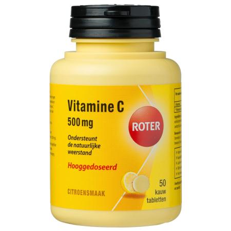Roter Vitamine C 500mg Tabletten Citroen 50st