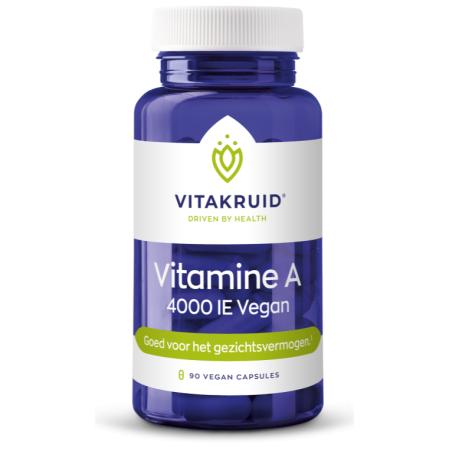 Vitakruid Vitamine A 4000 IE Vegan Capsules