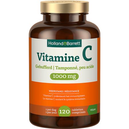 Holland & Barrett Vitamine C Gebufferd 1000mg - 120 tabletten