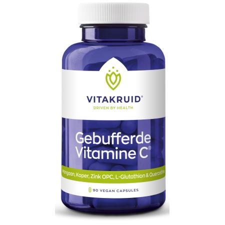 Vitakruid Gebufferde Vitamine C met oa Zink OPC Quercetine 90
