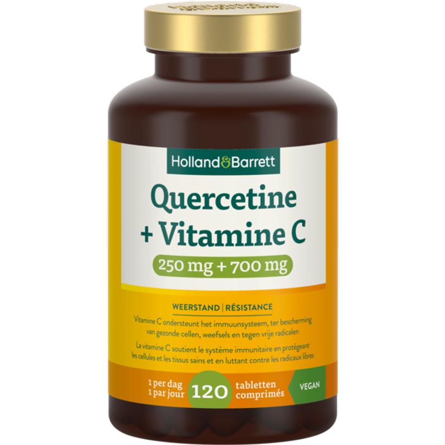 Holland & Barrett Quercetine + Vitamine C 250mg + 700mg - 120 tabletten