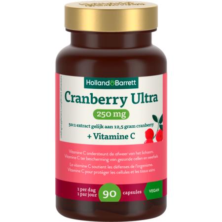 Holland & Barrett Cranberry Ultra 250mg + Vitamine C - 90 capsules