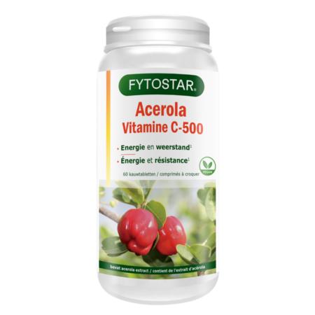 Fytostar Acerola Vitamine C-500 Kauwtabletten