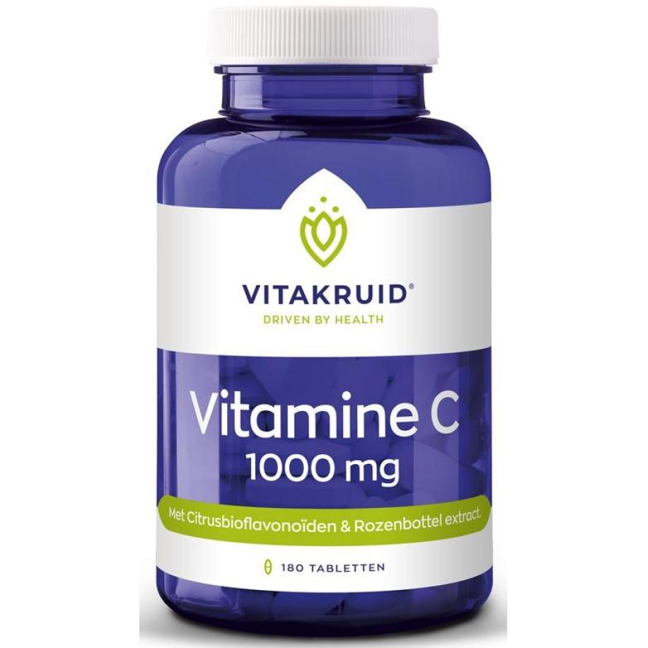 Vitakruid Vitamine C 1000 met Bioflavonoïden & Rozenbottel 180
