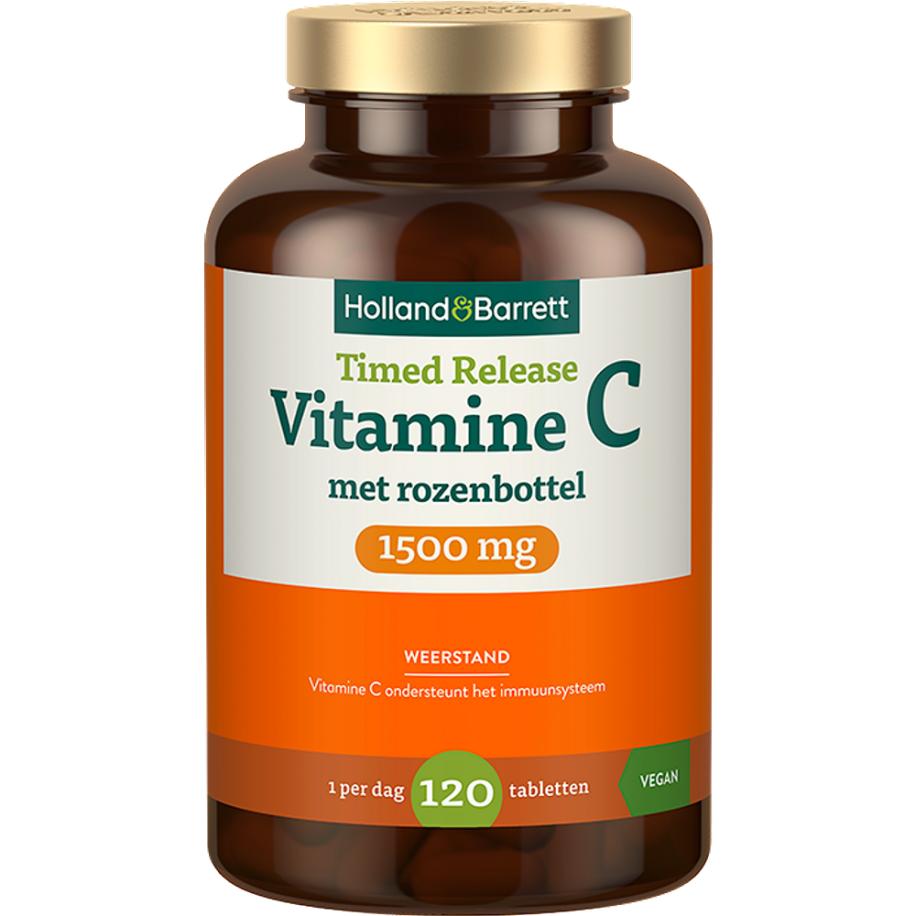 Holland & Barrett Vitamine C Met Rozenbottel 1500mg - 120 tabletten