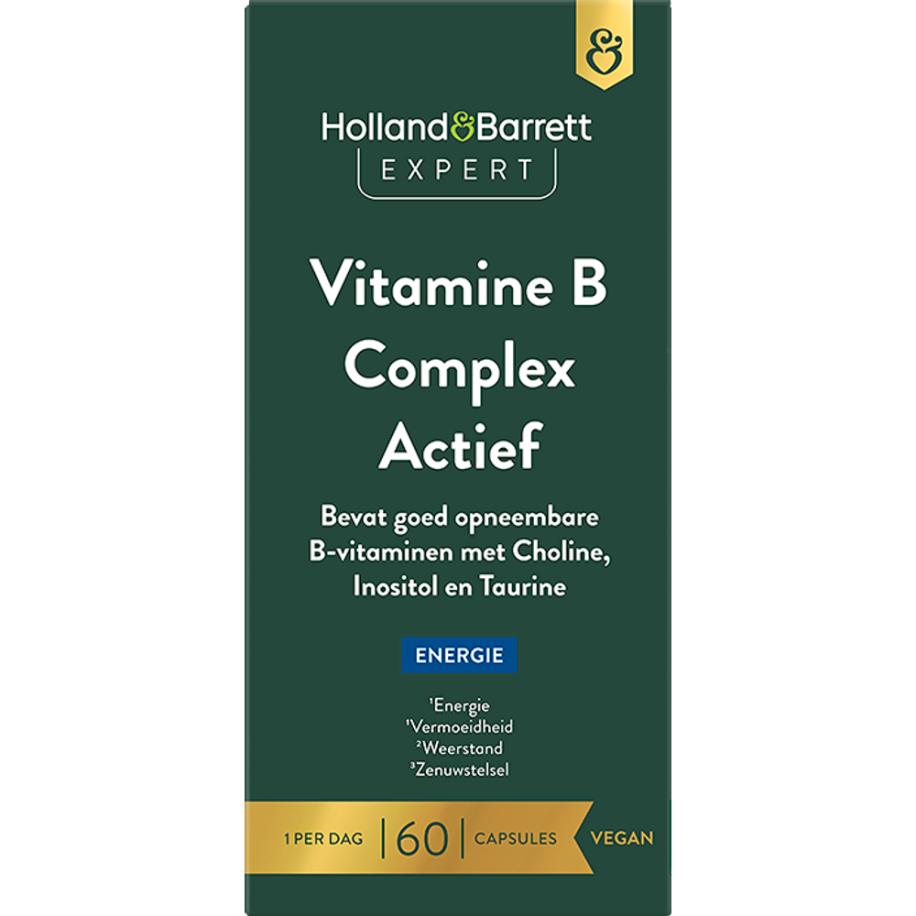 Holland & Barrett Expert Vitamine B Complex Actief - 60 capsules