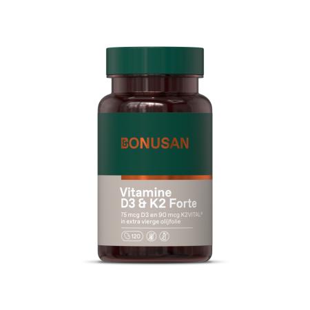 Bonusan Vitamine D3 & K2 Softgels