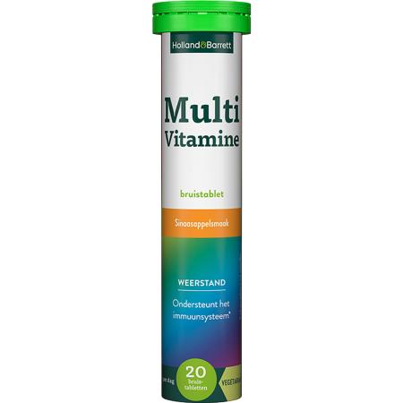 Holland & Barrett Multivitamine Bruistablet Sinaasappelsmaak - 20 bruistabletten