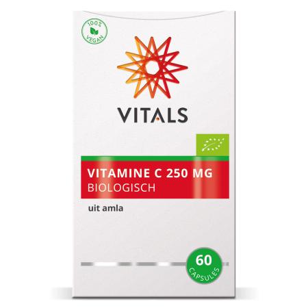 Vitals Vitamine C 250mg Biologisch Capsules