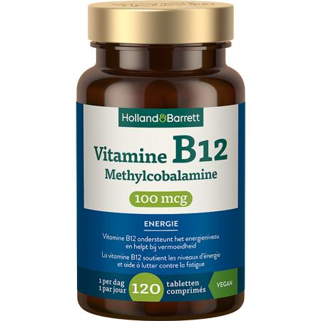 Holland & Barrett Vitamine B12 Methylcobalamine 100mcg - 120 tabletten