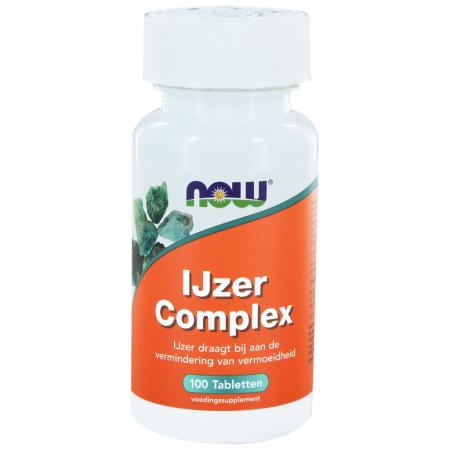 NOW IJzer Complex Tabletten