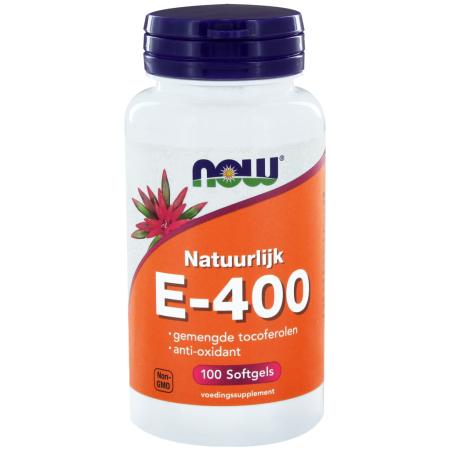 NOW E-400 Gemengde Tocoferolen Softgels