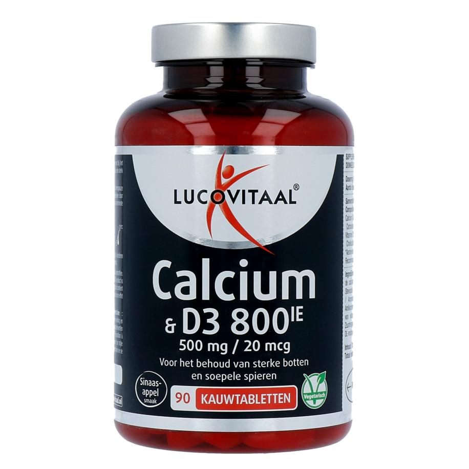 Lucovitaal Calcium 500mg & D3 Kauwtabletten