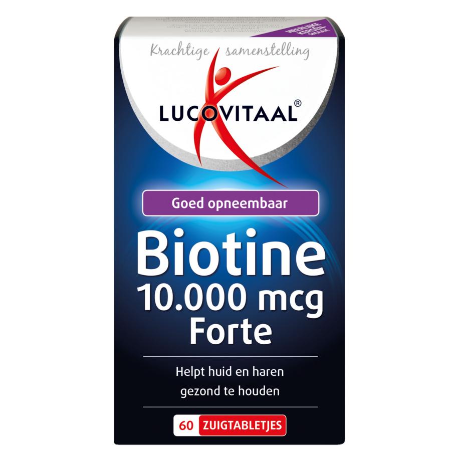 Lucovitaal Biotine 10.000 mcg Forte Zuigtabletten