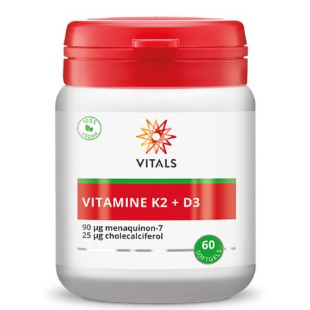 Vitals Vitamine K2 + D3 Softgels