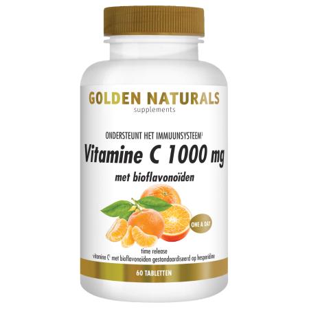 Golden Naturals Vitamine C 1000mg met bioflavonoïden