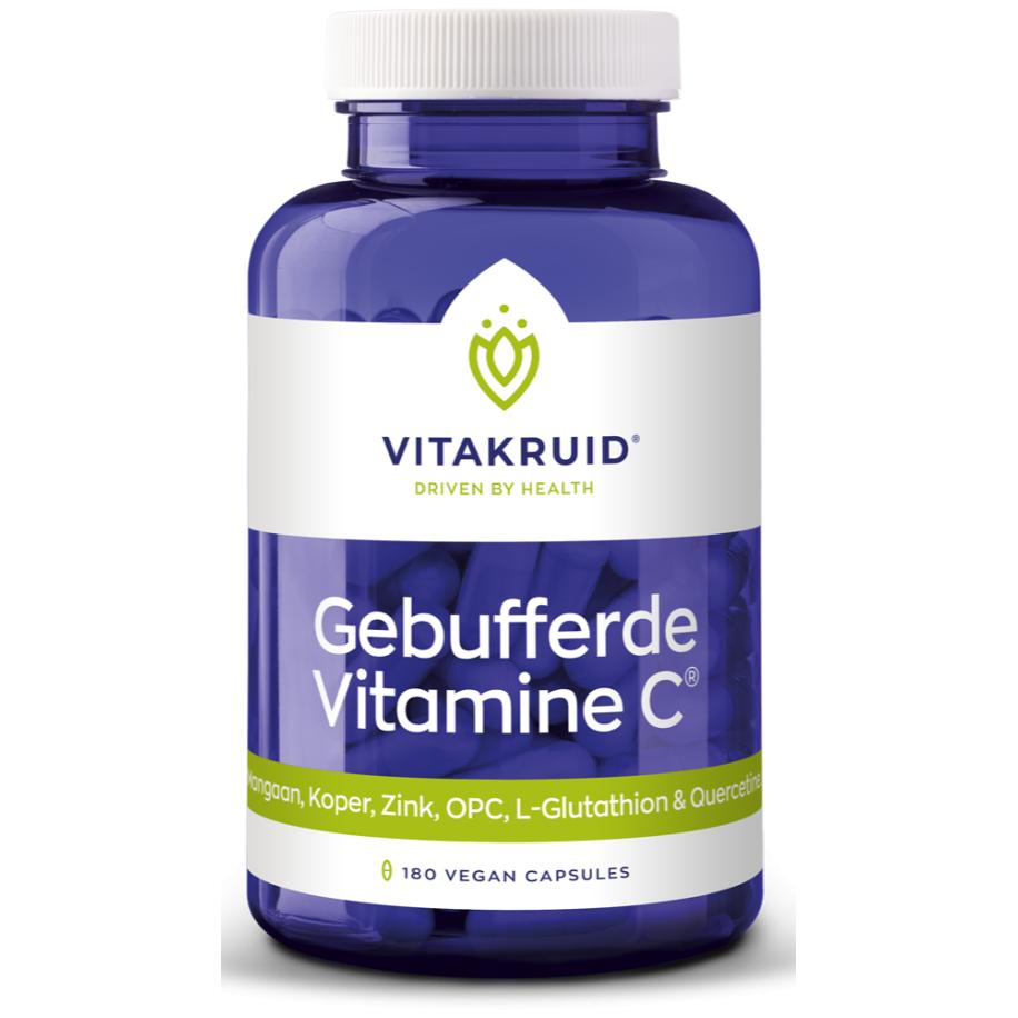 Vitakruid Gebufferde Vitamine C met oa Zink OPC Quercetine 180