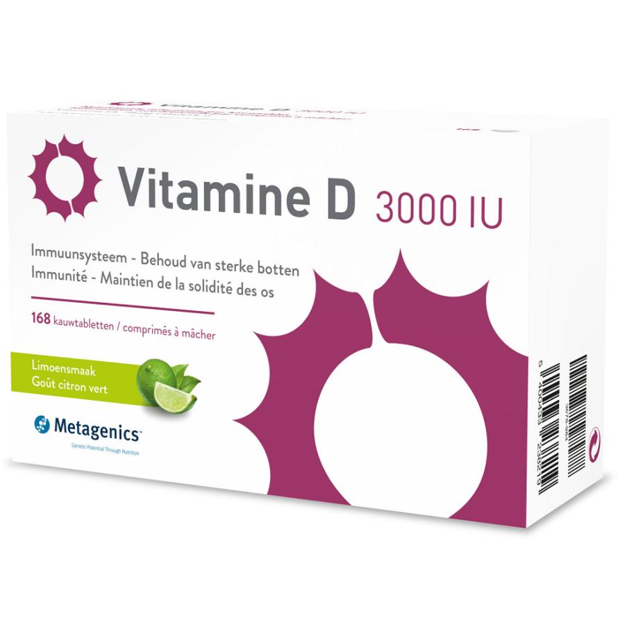 Metagenics Vitamine D 3000 i.e (168 kauwtabletten)
