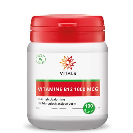 Vitals Vitamine B12 1000mcg Zuigtabletten