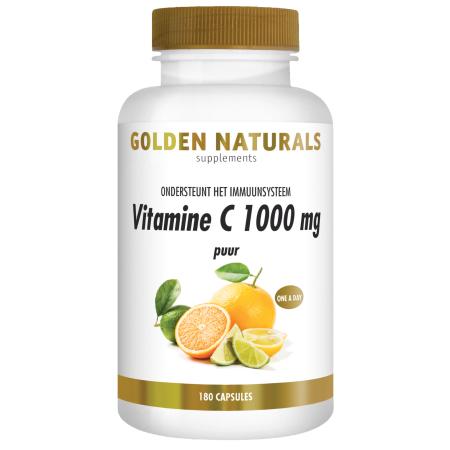 Golden Naturals Vitamine C 1000mg Puur Capsules