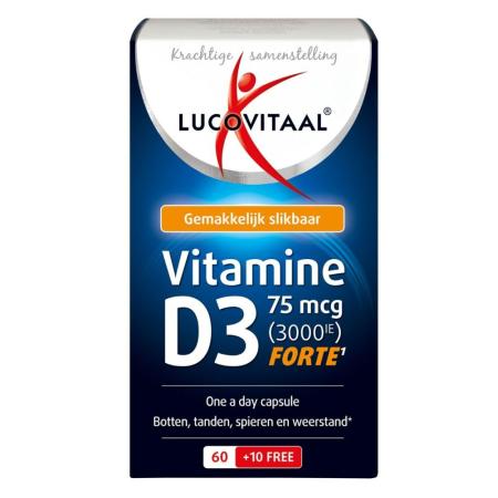 Lucovitaal Vitamine D3 75mcg Capsules